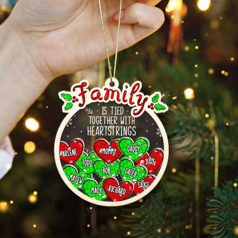 Personalized Gifts For Family Christmas Ornament 05ACDT280924-Homacus