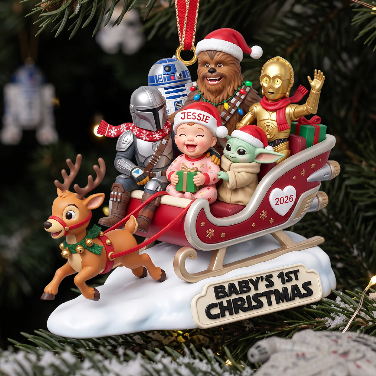 Baby's 1st Christmas Ornament - Personalized Gifts For Christmas 02tyta191026-Homacus