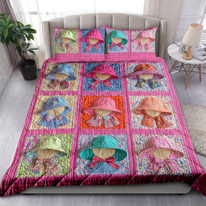 Sunbonnet Sue Quilt Bed Set 09qnqn041124 Gifts For Girl-Homacus