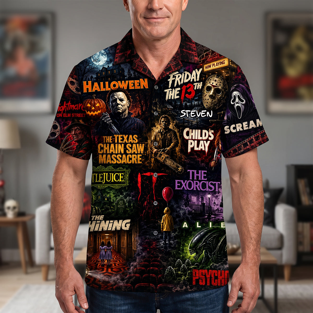 Horror Hawaiian Shirt - Personalized Gifts For Horror Lovers 02nadh200626-Homacus