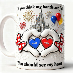 Hands Full Coffee Mug - Personalized Gifts For Mom 03naqn020326-Homacus