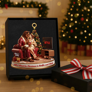 Naughty Couple Custom Shape Acrylic Ornament, Personalized Gifts For Christmas 02pgta231025-Homacus