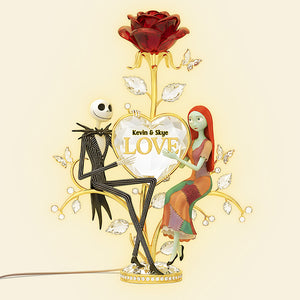 Spooky Love Light Box Personalized Gifts For Couple 03NATA281125-Homacus