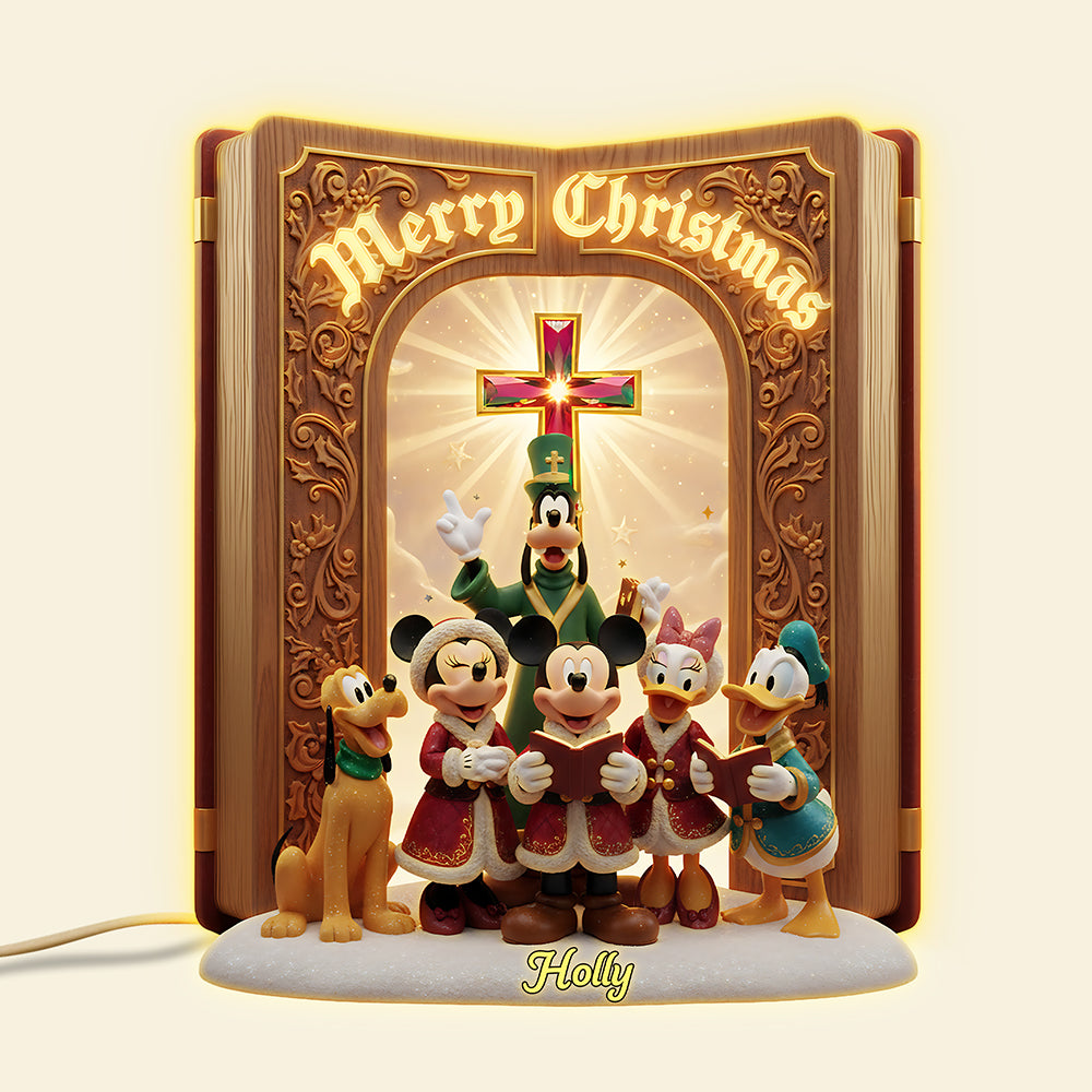 Christmas Singing Acrylic Light Box - Personalized Gifts For Jesus Lovers 02pata041125-Homacus