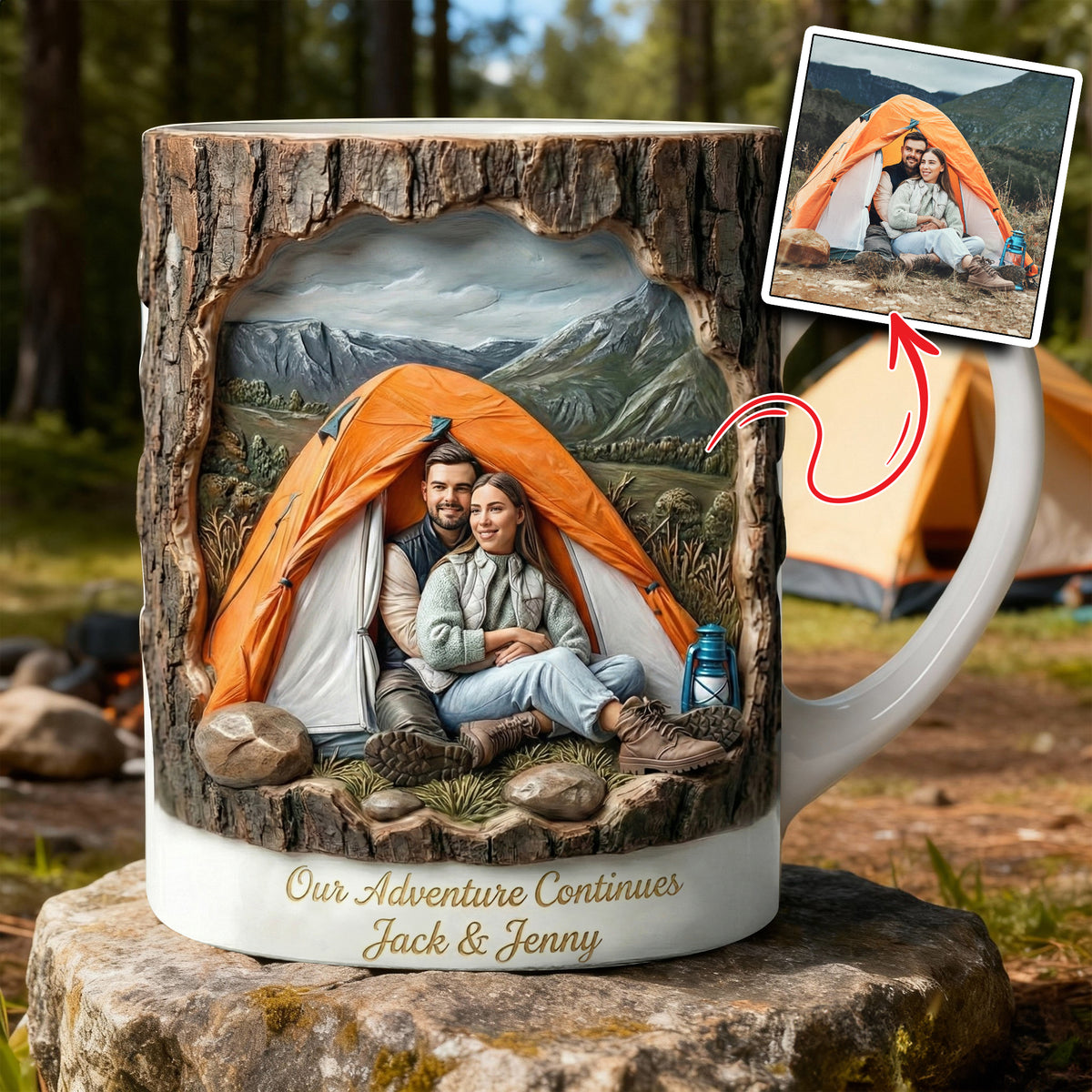 Camping Coffee Mug - Custom Photo Gifts 04hulu311225-Homacus