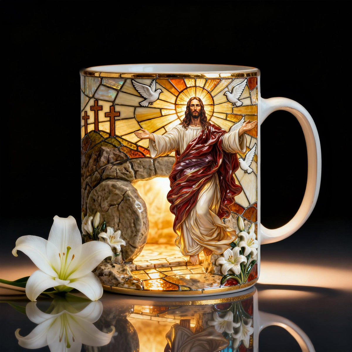 Jesus Christ Resurrection Coffee Mug - Easter Gift For Christian 04QHLU290126-Homacus