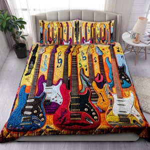 Gifts For Guitar Lovers Quilt Bed Set 05qnqn301024-Homacus