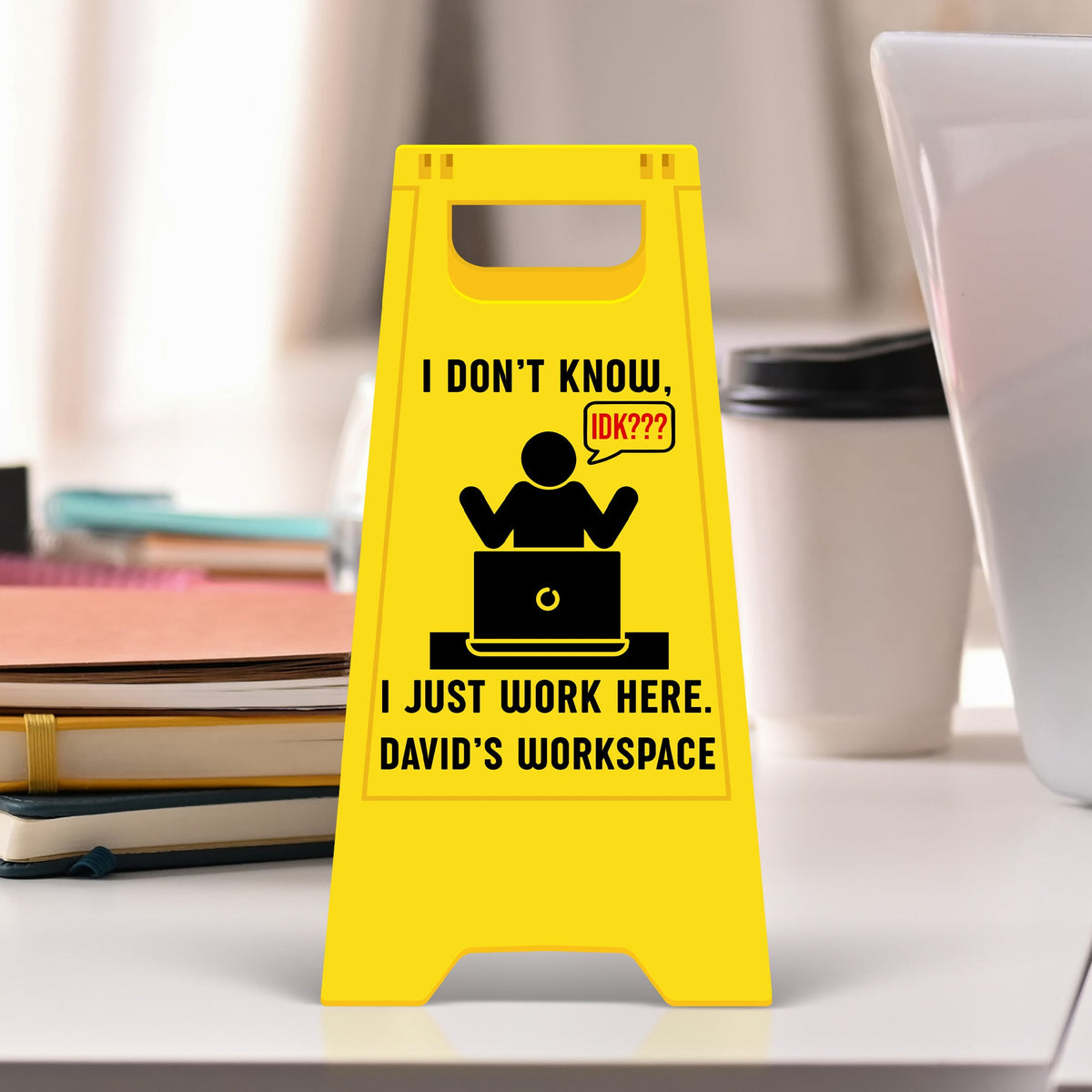 Funny Office Warning Acrylic Plaque – Personalized Gifts For Coworkers 06huqn171125-Homacus