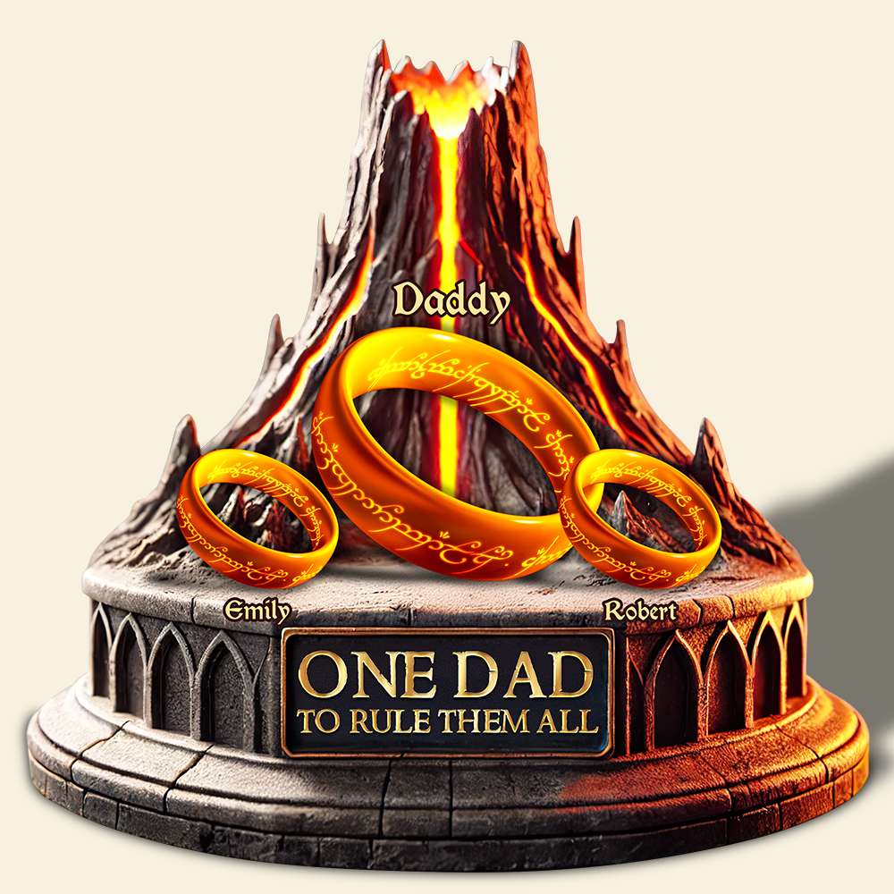 Personalized Gifts For Dad Acrylic Plaque Empire Dad 04HUDT140425-Homacus