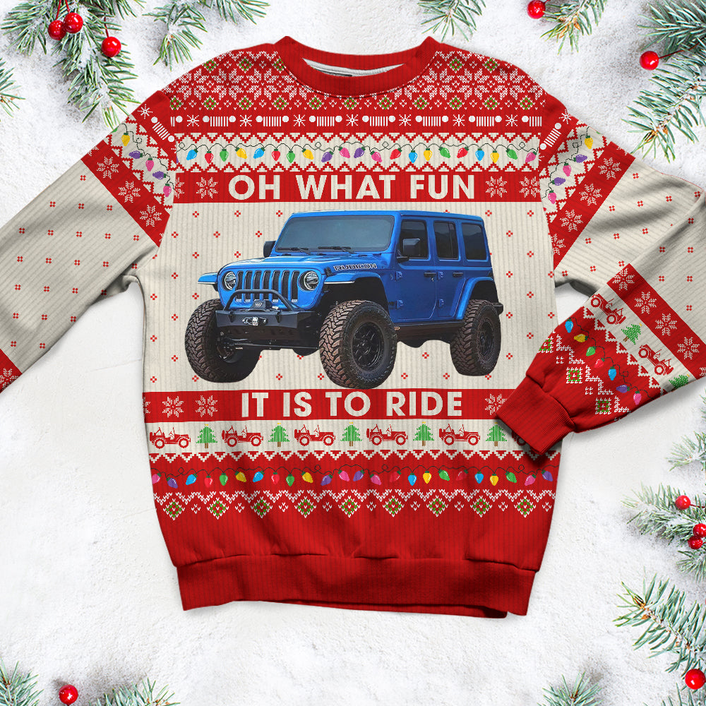 Custom Photo Gifts For Off Road Lovers Ugly Sweater 04acqn021024-Homacus