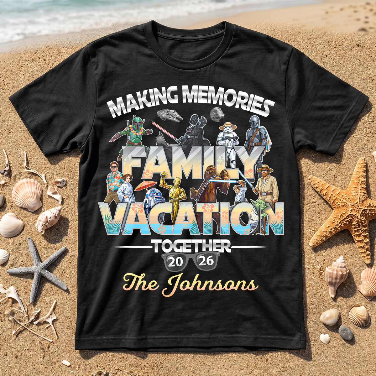 Timeless Family Summer Vacation Matching Shirts, Personalized Gifts For Families 02qhtn190626-Homacus