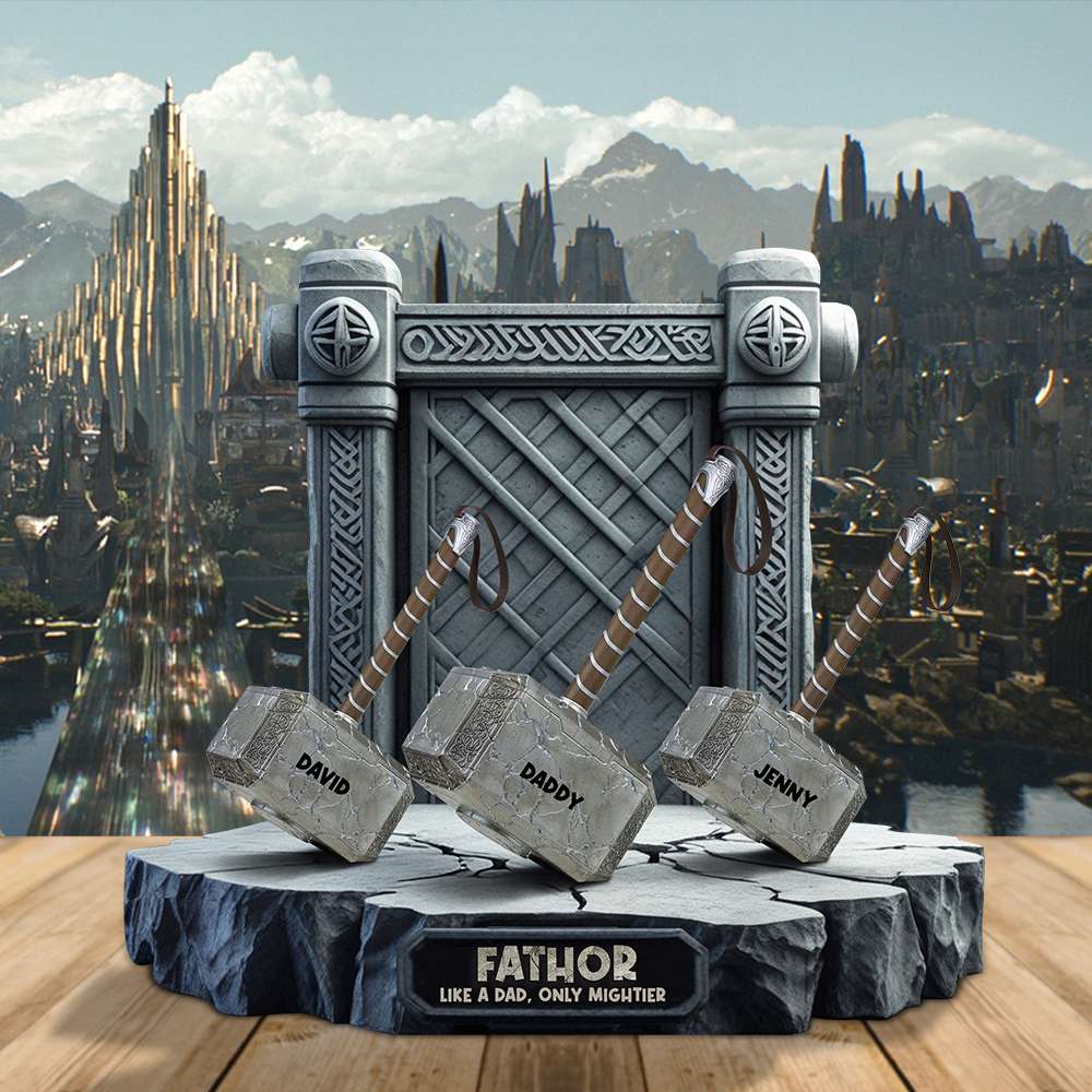 Personalized Gifts For Dad Acrylic Plaque Father Like A Dad Only Mighter-Homacus