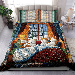 Christmas Gifts For Cat Lovers Quilt Bed Set 02qnqn311024-Homacus