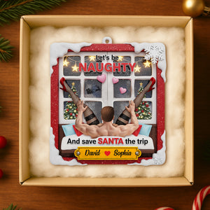 Personalized Funny Gifts For Couple Christmas Ornament 04hutn160925