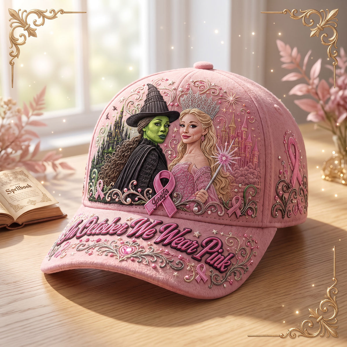 Pink Spell Strength Classic Cap - Personalized Gifts 03naqn120826-Homacus