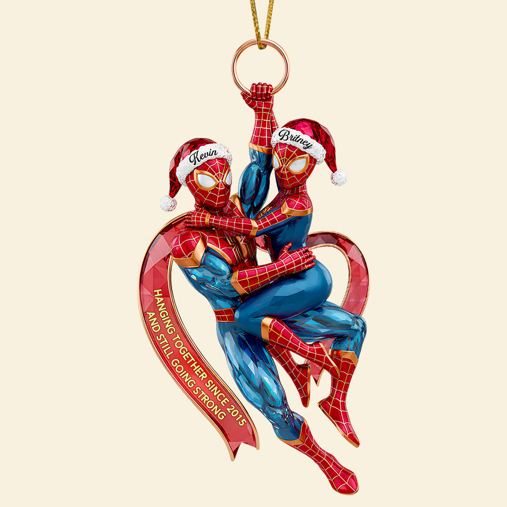 Amazing Couple Hanging Together Ornament, Personalized Gifts For Couple 06qhdt240925-Homacus