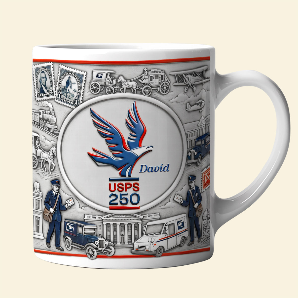 Postal Job Milestone Coffee Mug – Personalized Gifts For Postal Worker 02naqn040226-Homacus