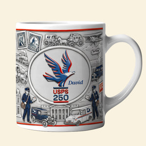 Postal Job Milestone Coffee Mug – Personalized Gifts For Postal Worker 02naqn040226-Homacus