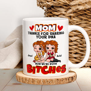 Personalized Gifts For Moms Coffee Mug Thanks For Sharing Your DNA 02TOLU130125HH-Homacus