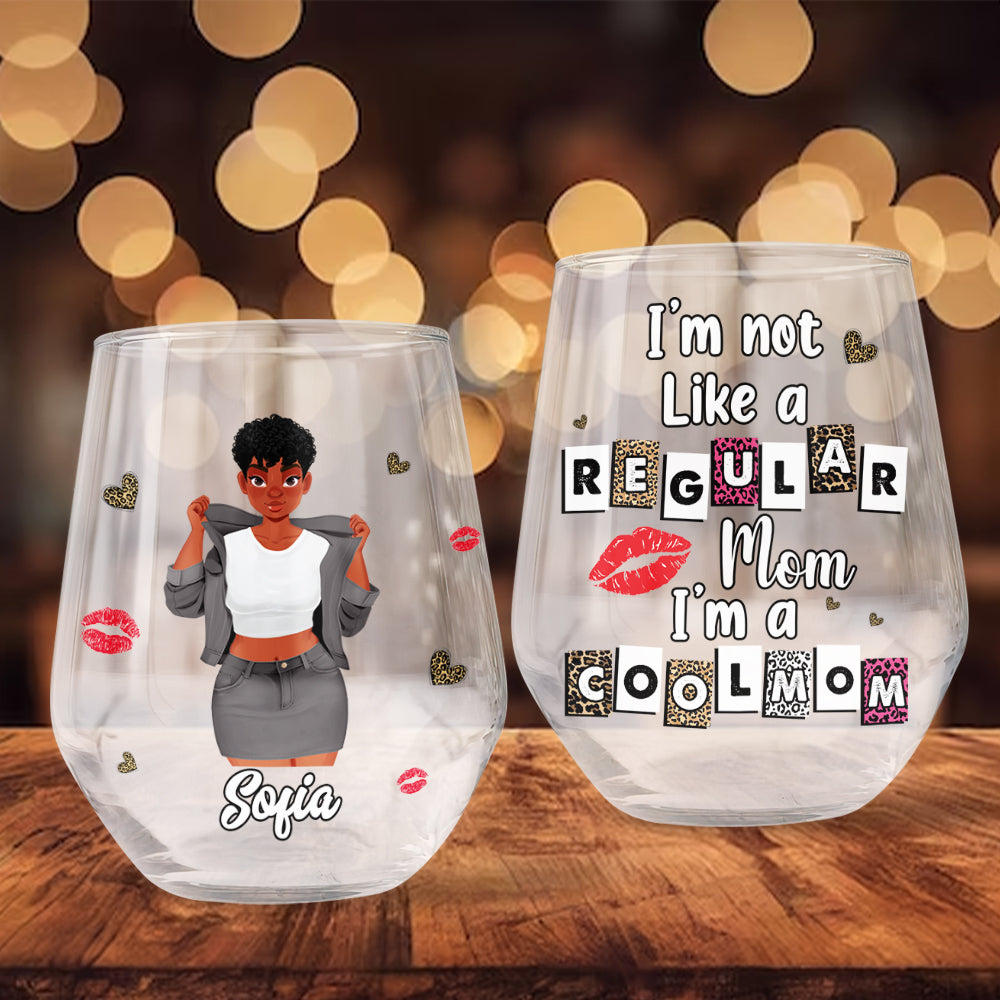 Personalized Gifts For Mom Glass Egg Cup I'm A Cool Mom 04TOMH150125PA-Homacus