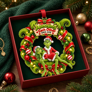 Annoying Each Other Christmas Ornament - Personalized Gifts For Couple 08ohlu300926