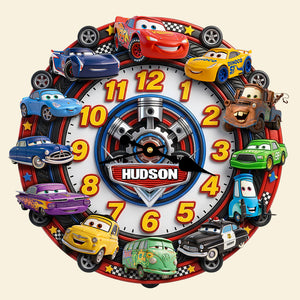 Speed Legends Wall Clock Personalized Gifts For Speed Lovers 01NADT170326-Homacus
