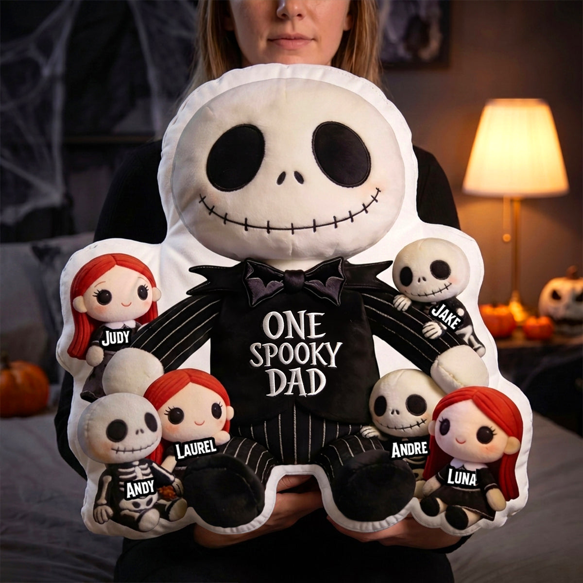 One Spooky Dad Custom Shape Pillow - Personalized Gifts For Dad 02pgdh110526-Homacus