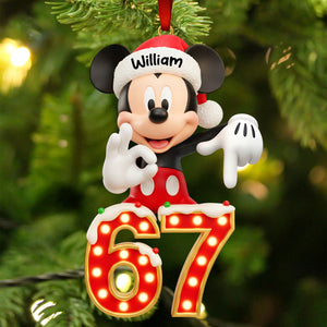 Cute Character Says Six Seven Acrylic Ornament - Personalized Christmas Gifts 03OHQN181125-Homacus