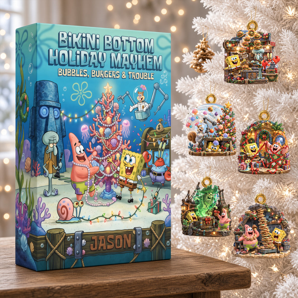 Ocean Floor Holiday Fun Advent Calendar Blind Box - Personalized Christmas Gifts 02HADH261026-Homacus