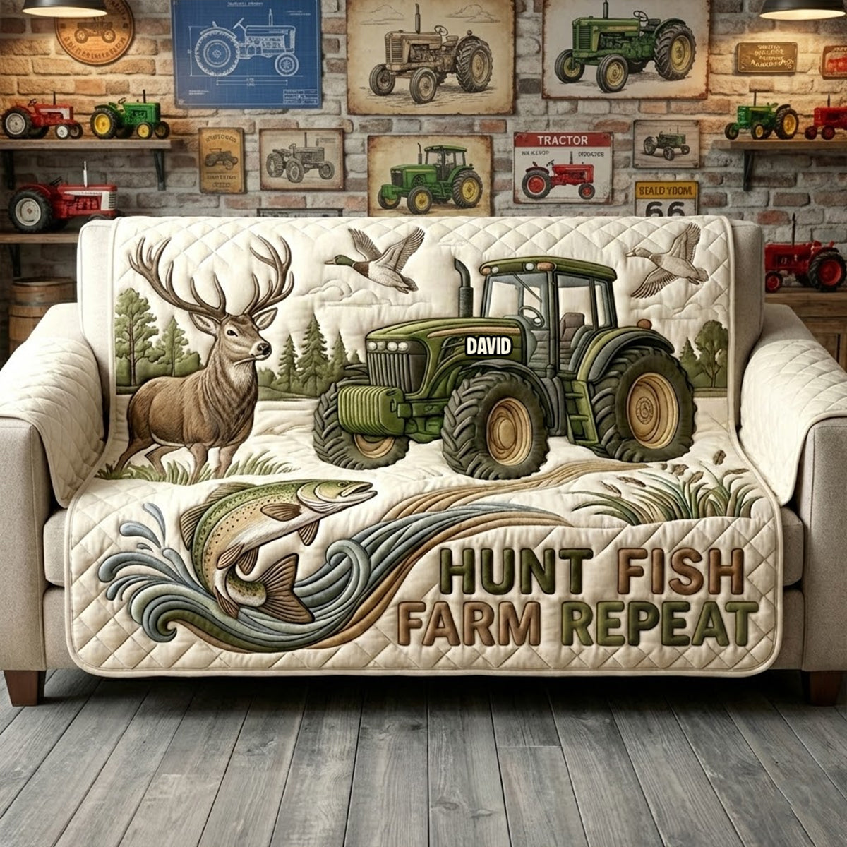 Man Hobbies Quilted Sofa Cover - Personalized Gifts For Him 01patn270126-Homacus