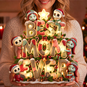 Little Christmas Misfits Acrylic Light Box - Personalized Gifts For Parents 051PADH190826
