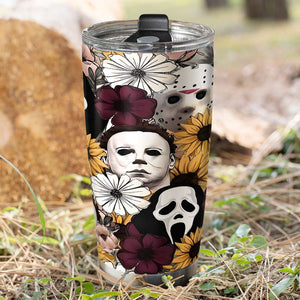 Gifts For Horror Fan Tumbler Floral Horror Killer Characters 10acxx050824-Homacus