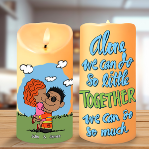 Personalized Gifts For Couple Led Candle, Together We Can Do So Much 05tgpu150125hg-Homacus