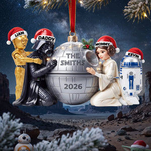 Sci-Fi Family Christmas Ornament - Personalized Gifts For Family 01tyta040926