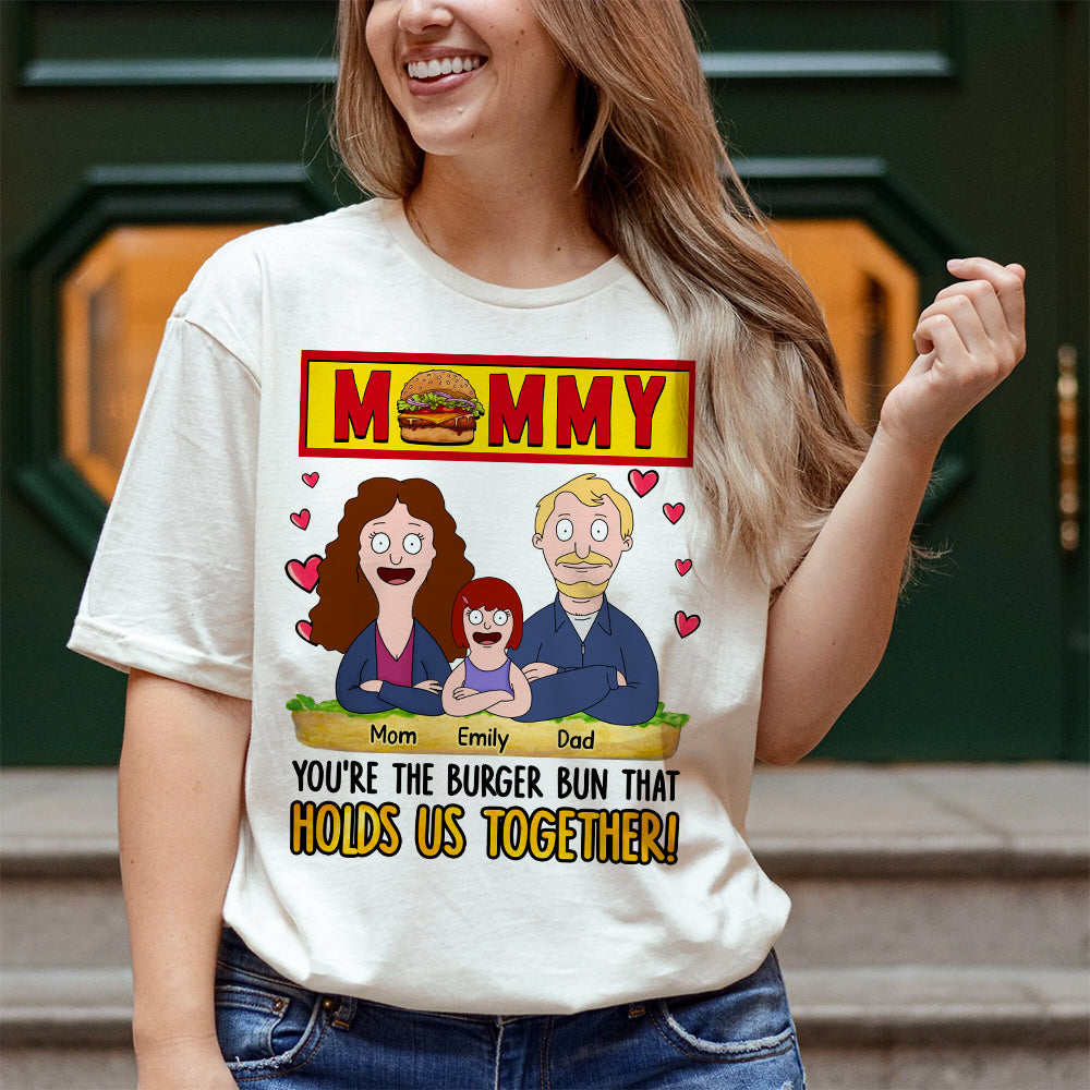Personalized Gifts For Mom Shirt Mommy Burger 01DTDT110325HG-Homacus