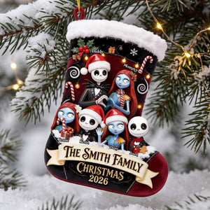 Spooky Christmas Ornament - Personalized Gifts For Family 01tyta280826-Homacus