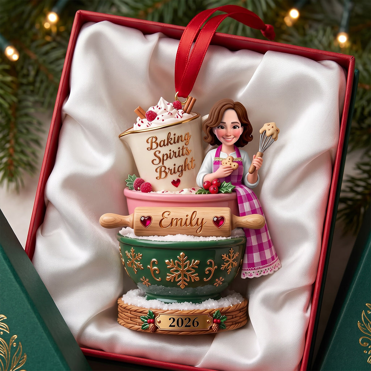 Baker’s Christmas Ornament - Personalized Gifts For Bakers 02totn250926-Homacus