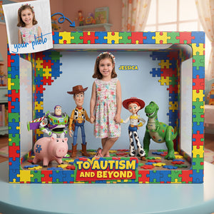 Lovely Autism Kids Acrylic Plaque - Custom Photo Gifts For Autism Awareness 03nata260326-Homacus