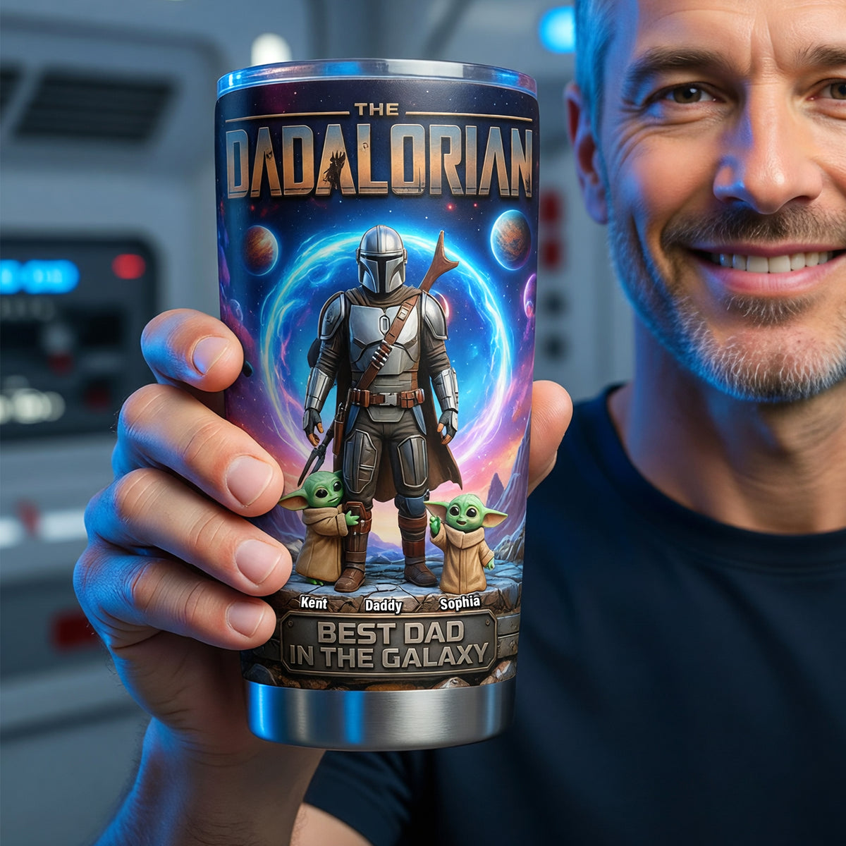 Best Space Dad Tumbler - Personalized Gift For Dads 06TOQN150526-Homacus