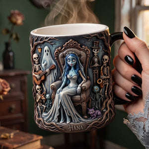 Dark Gothic Bride Magic Mug - Personalized Spooky Gifts 01TTTA160926