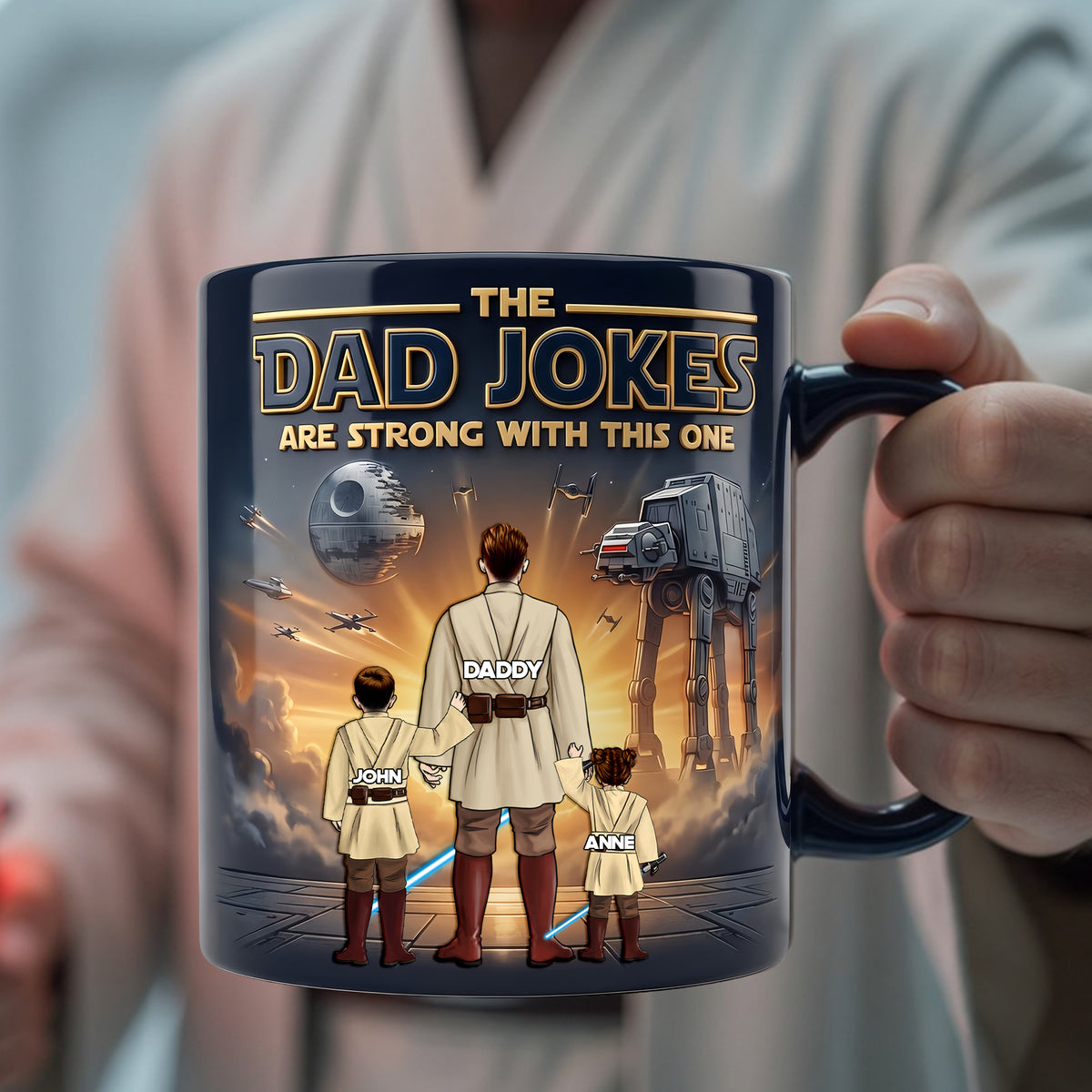 The Dad Jokes Magic Mug - Personalized Gifts For Dads 01nalu270426-Homacus