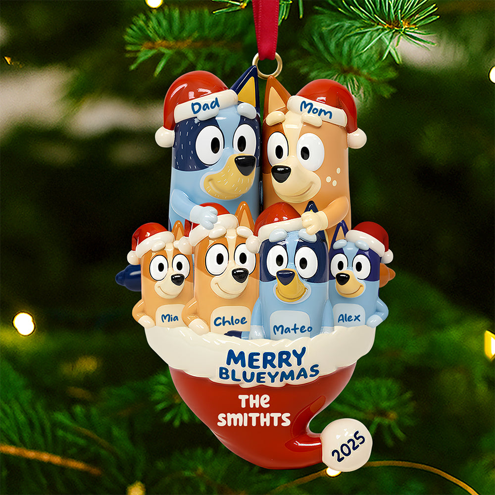 Festive Family Christmas Ornament Personalized Gifts For Family 07TGDT171125-Homacus