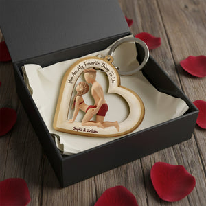 You Are My Favorite Thing Acrylic Keychain - Personalized Gift For Couples 06OHLU011225-Homacus