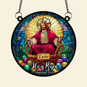 Jesus Easter's Day Gifts Suncatcher Ornament 02XQLU060125 Easter Gifts-Homacus