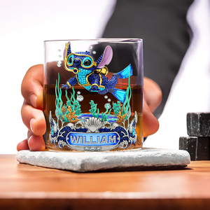 Scuba Diving Alien Drinking Glass - Personalized Gifts For Scuba Divers 03TGLU270825-Homacus