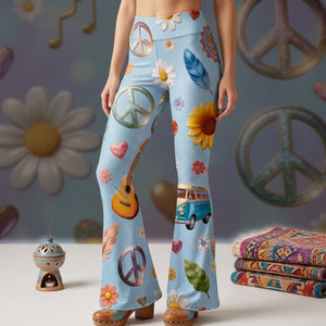 Hippie Flare Leggings Gifts 02pglu200326-Homacus