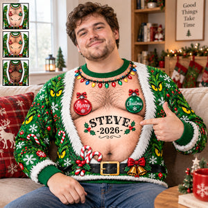 Naughty Christmas Monster 3D Sweatshirt- Personalized Gifts 05todh221026-Homacus