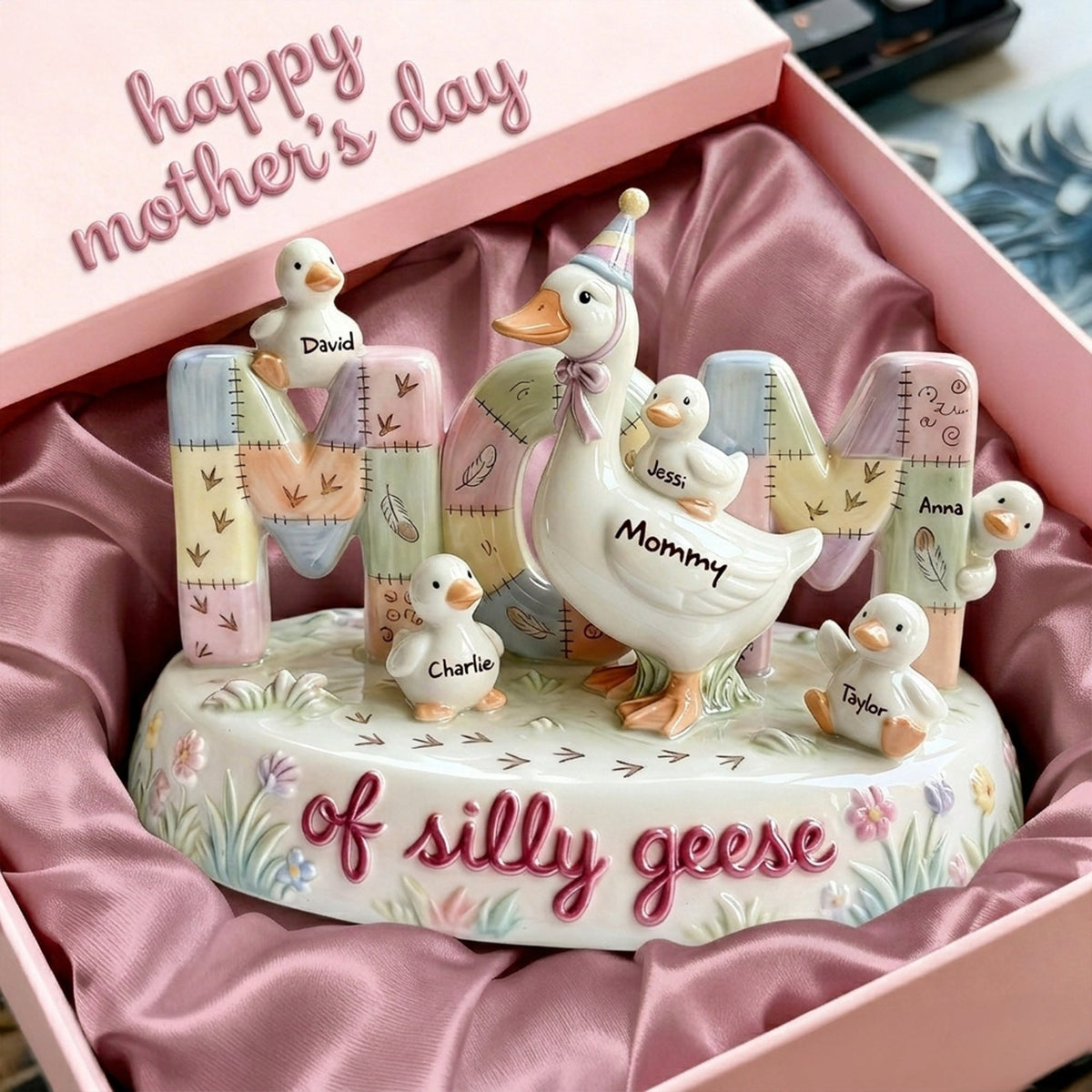 Mom Of Silly Goose Acrylic Plaque - Personalized Gifts For Moms 04qhlu270226-Homacus