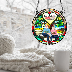 Personalized Gifts For Couple Suncatcher Ornament 01TGLU021024PA-Homacus