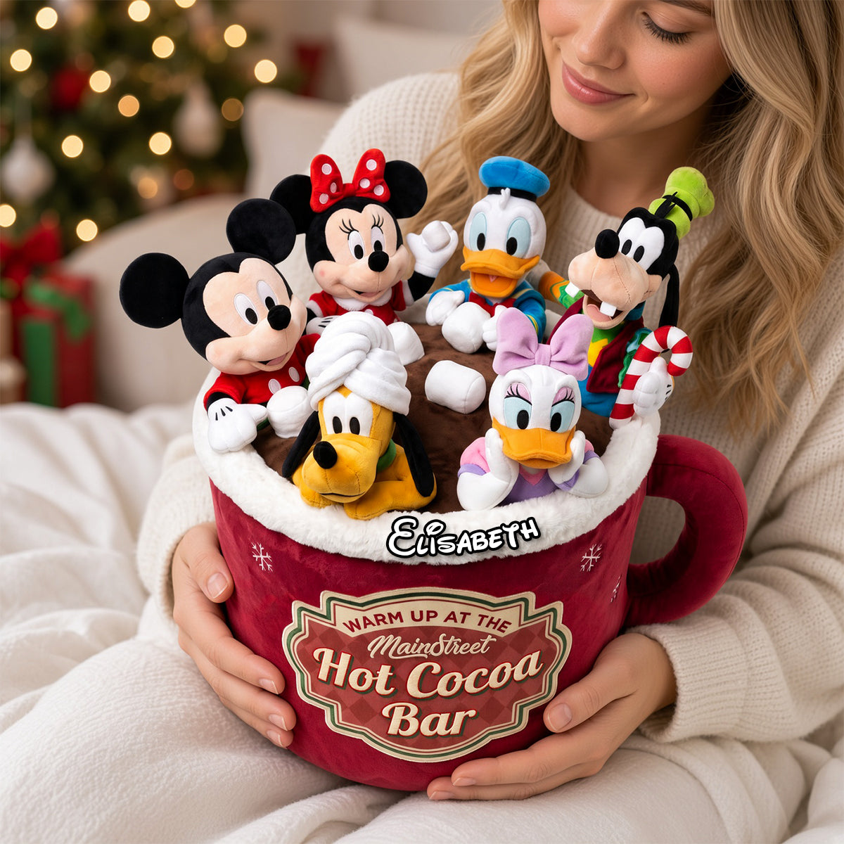 Dipping In Hot Cocoa Custom Shape Pillow - Personalized Gifts 01QHDH271026-Homacus